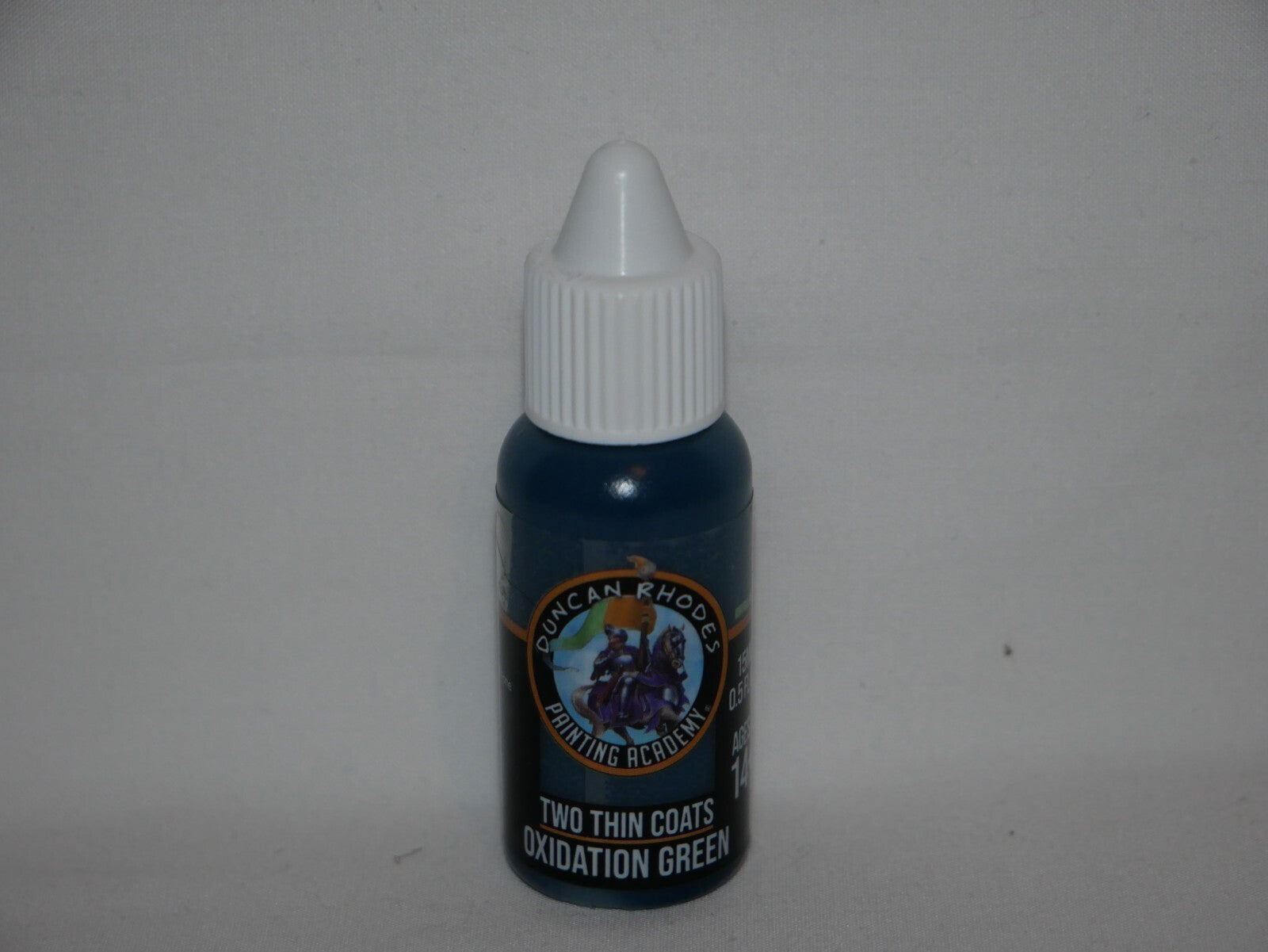 Duncan Rhodes Painting Academy Two Thin Coats Oxidation Green 15ml Bottle 10139
