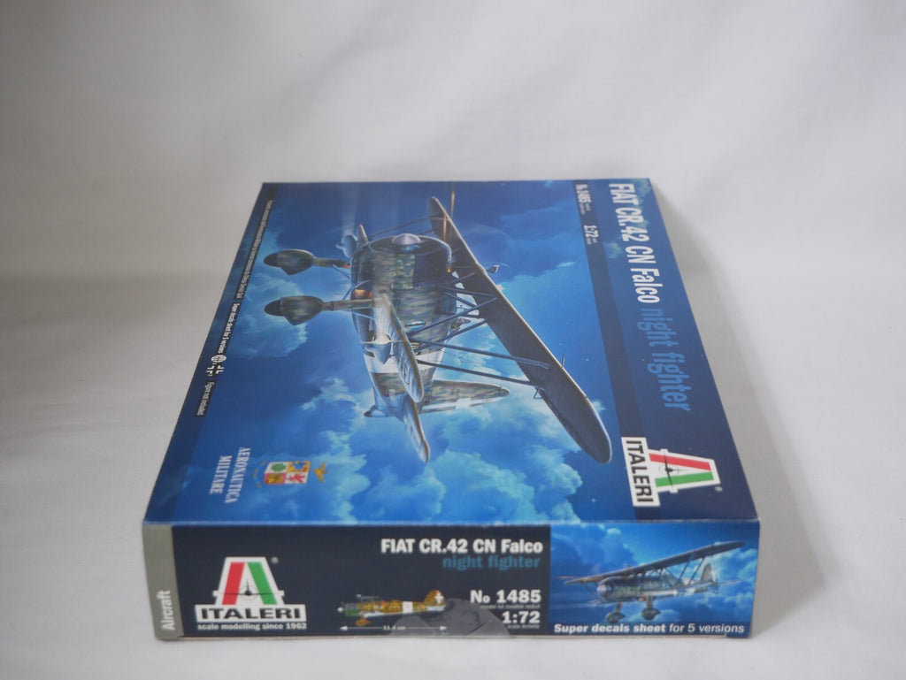 Italeri 1:72 Scale FIAT CR.42 CN Falco Night Fighter Plane Skill Level 2 - 1485