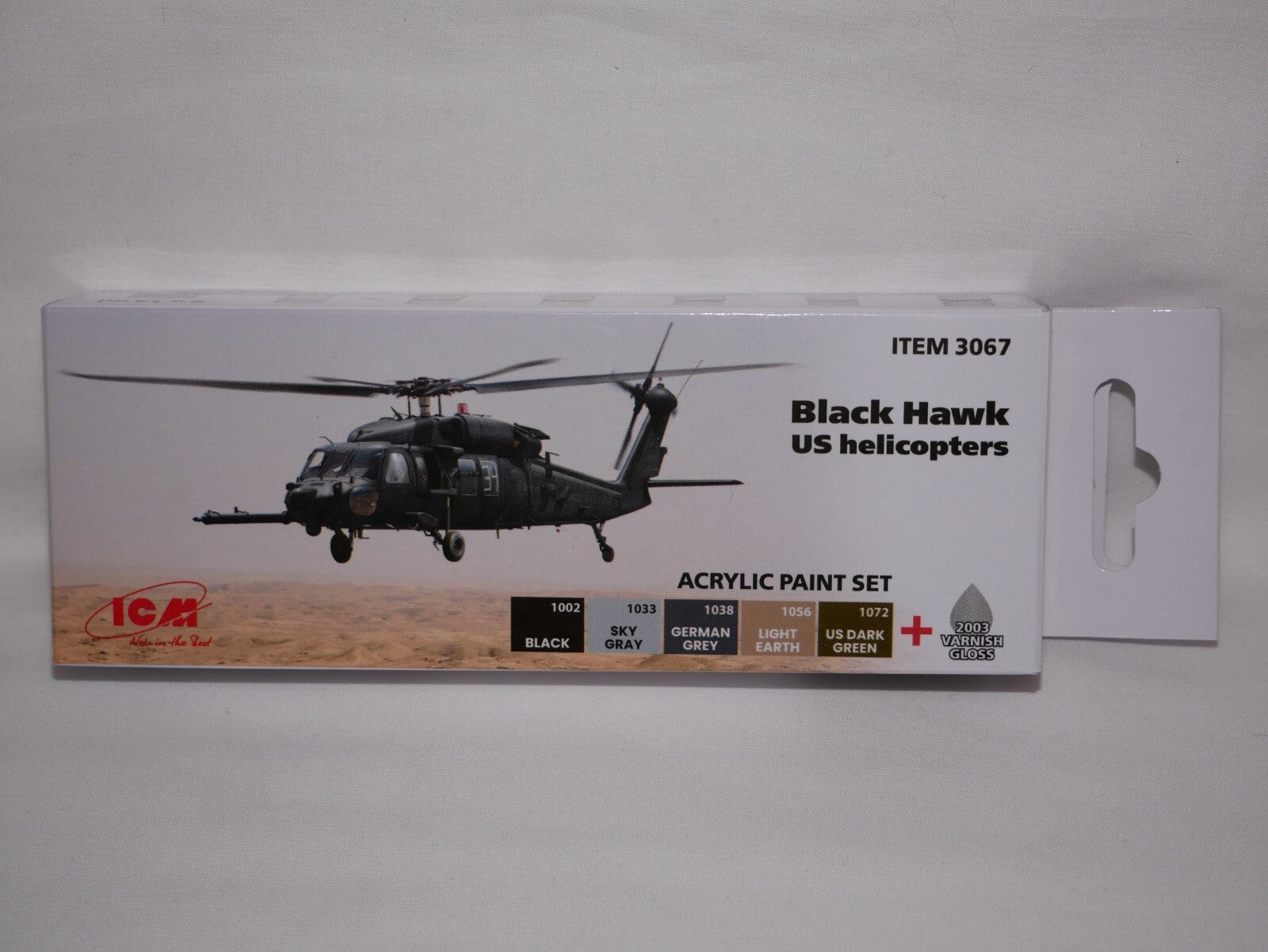 ICM Black Hawk US helicopters Model Kit 6 piece 12ml Acrylic Paints Set - 3067