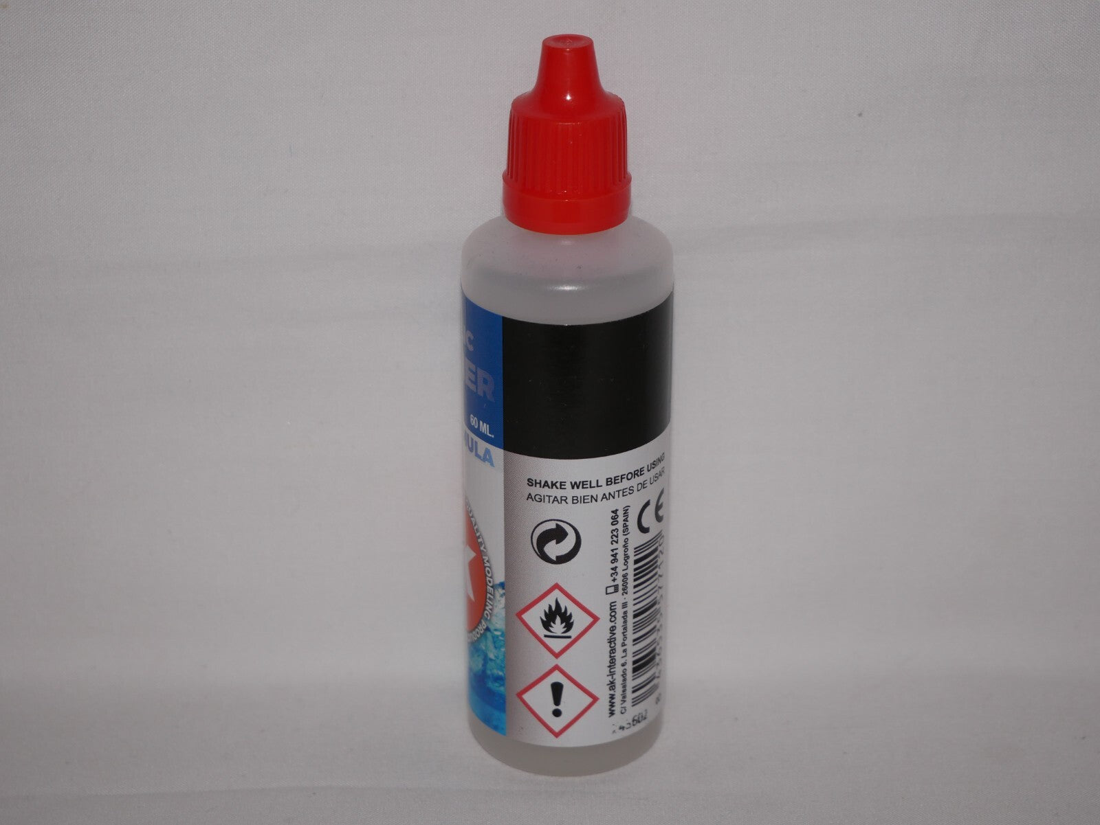 AK Interactive New Formula High Quality Acrylic Paint Thinner 60ml Bottle AK712