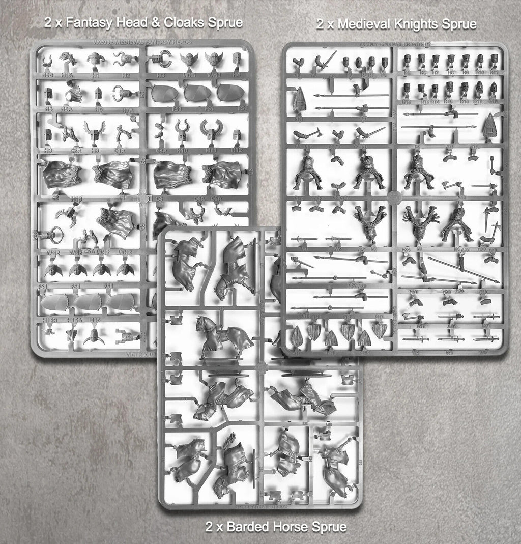 Victrix Medieval Knights 28mm Hard Plastic Teutonic Knights (Ordensstaat) VXM005