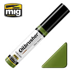 Ammo By Mig Jimenez Olive Green Oilbrusher With Fine Brush Applicator A.MIG-3505
