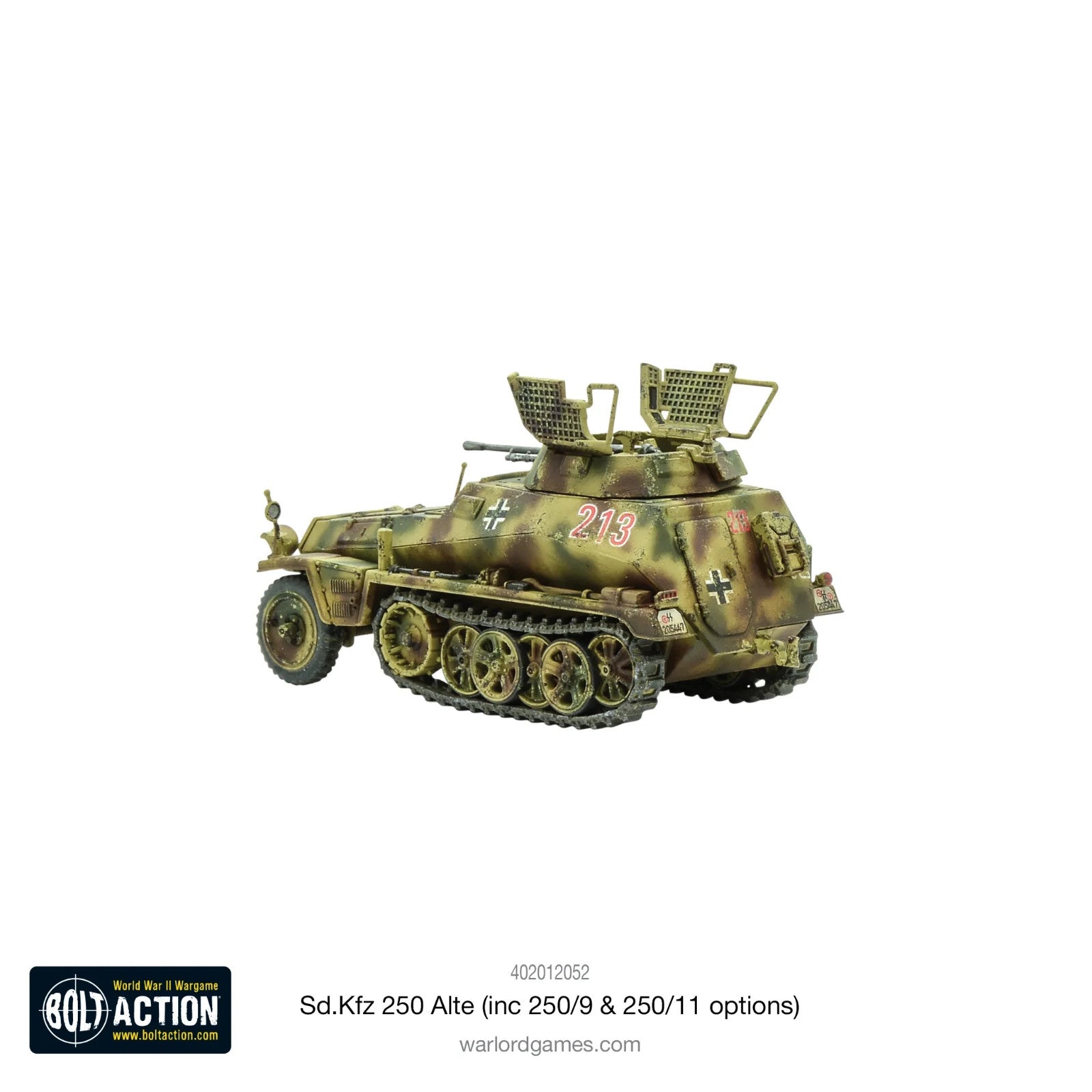 Warlord Games Bolt Action 1:56 Scale WWII SD.KFZ 250 (ALTE) Half-Track - 402012052