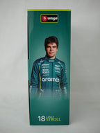 Burago 1:43 Aston Martin Cognizant Aramco Formula 1 Team Pit Pass Diorma Playset - #18-38460S