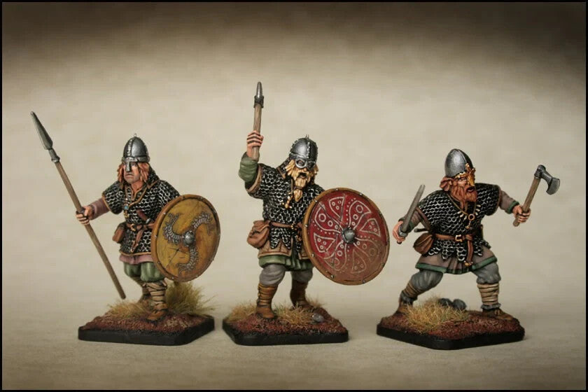 Victrix Warriors Of The Dark Ages 28mm Scale Hard Plastic Vikings Models VXDA001