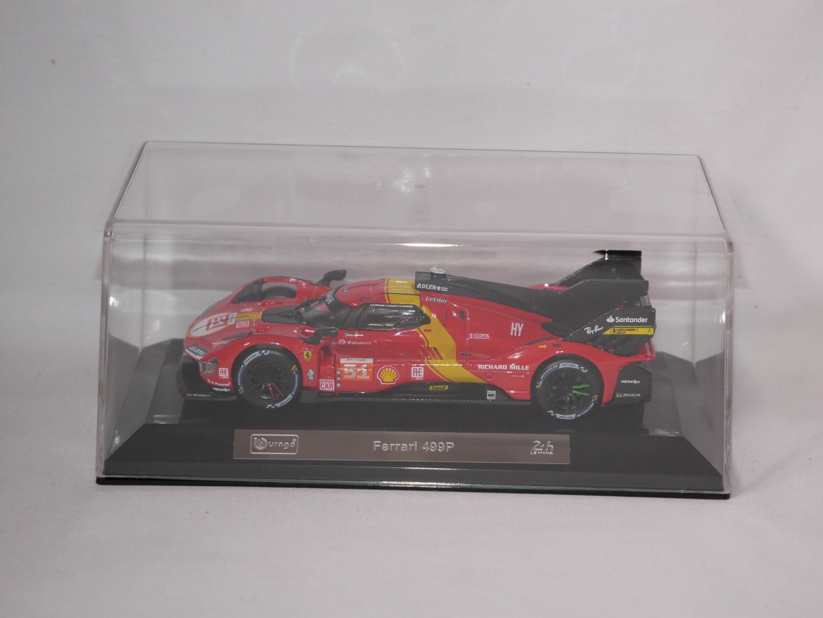 Burago 1:43 Ferrari Racing 499P Le Mans Hypercar 2023 AF Corse No.51 - #18-36312