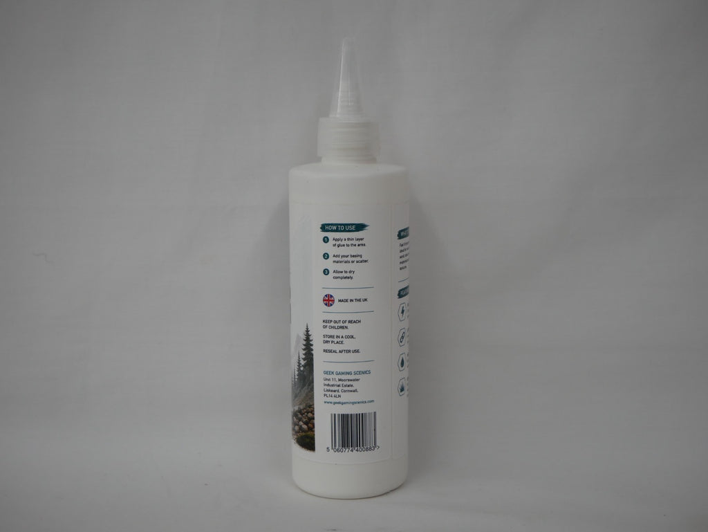 Geek Gaming Scenics Fast Drying Model Basing Glue 250ml Bottle - GGS-BASINGGLUE250