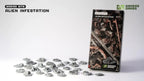 Gamers Grass Basing Bits Alien Infestation For Wargaming Miniature Bases GGBB-AI