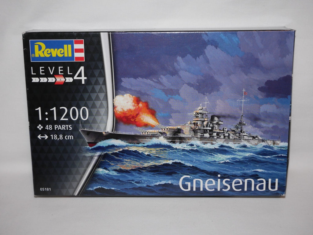 Revell 1:1200 SMS Gneisenau WWII German battleship Model Kit Skill Level 4 05181