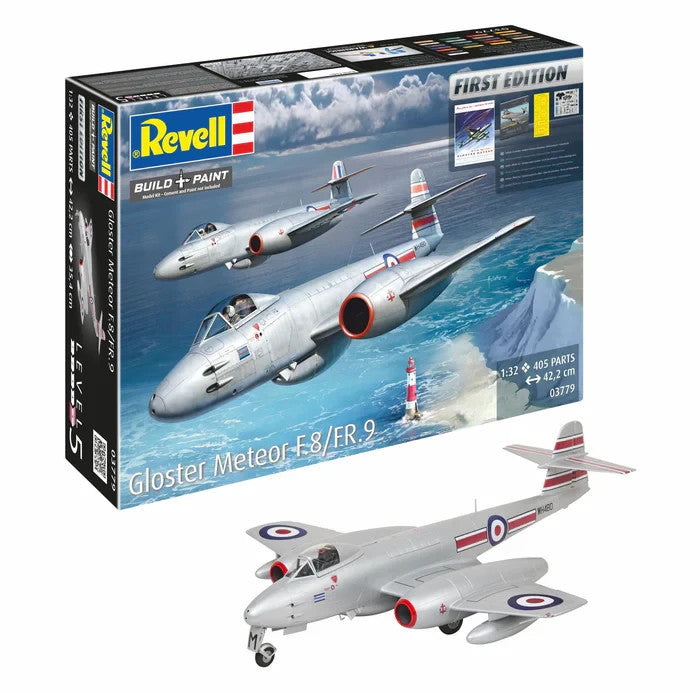 Revell 1:32 Scale Gloster Meteor F.8/Fr.9 First Edition Skill Level 5 - 03779