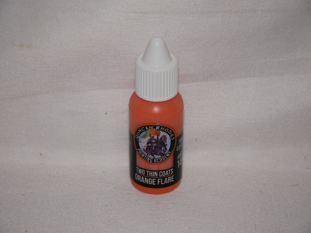 Duncan Rhodes Painting Academy 'Two Thin Coats' Orange Flare 15ml Dropper 10012