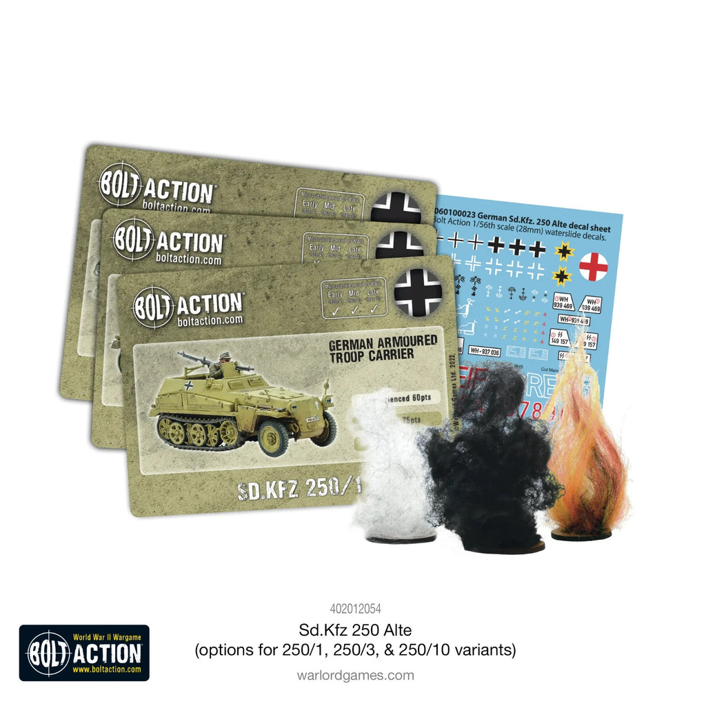 Warlord Games Bolt Action 1:56 Scale WWII SD.KFZ 250 (ALTE) Half-Track 402012054