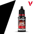 Vallejo Game Color Acrylic Ink Range Black 18ml/0.6 fl oz Dropper Bottle 72.094