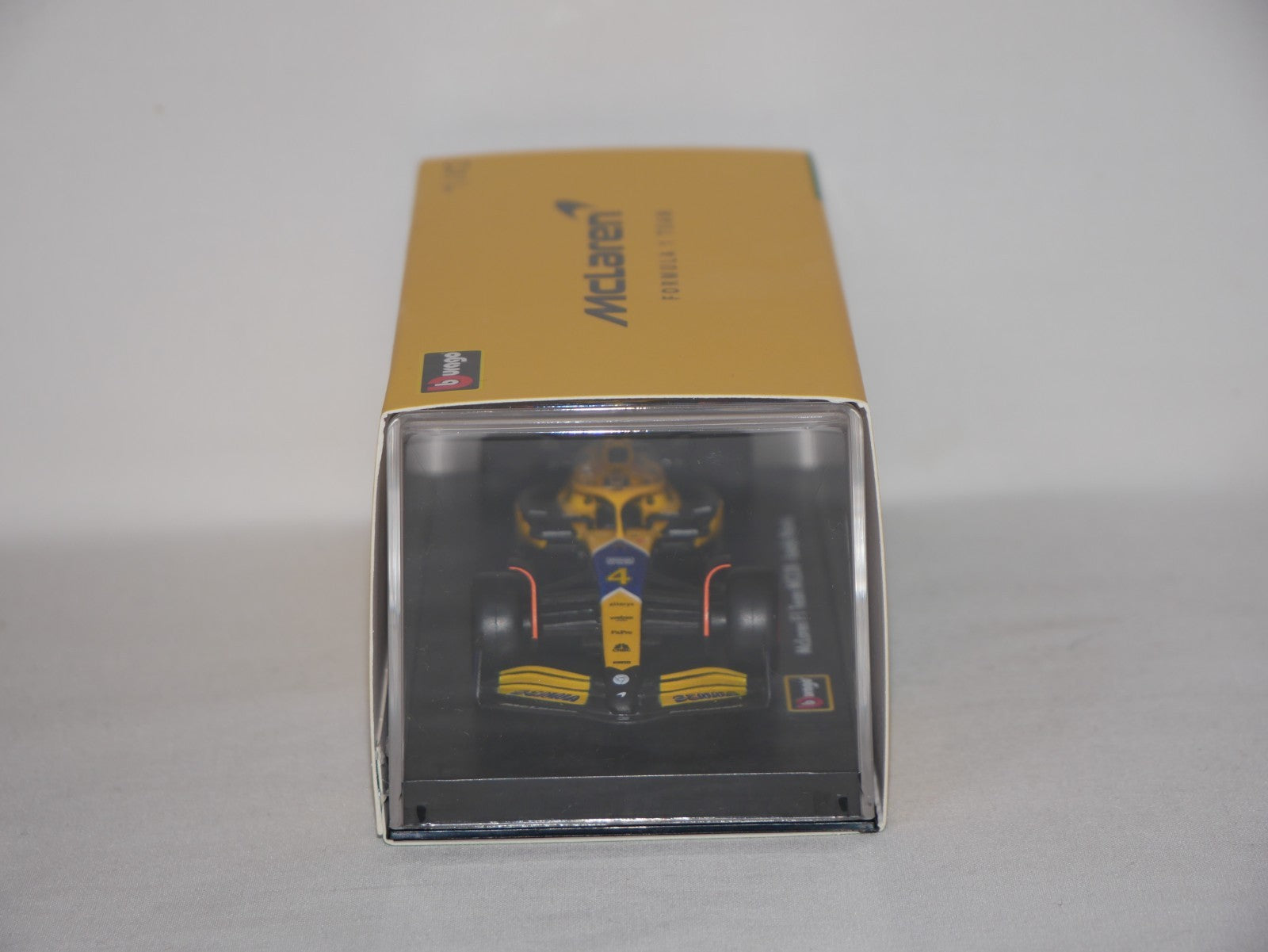 Burago 1:43 McLaren MCL38 Monaco Grand Prix 2024 No.4 Lando Norris - #18-38215NS