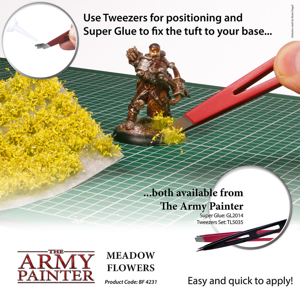 The Army Painter Battlefields Meadow Flowers For Wargaming (77) Per Pack BF4231