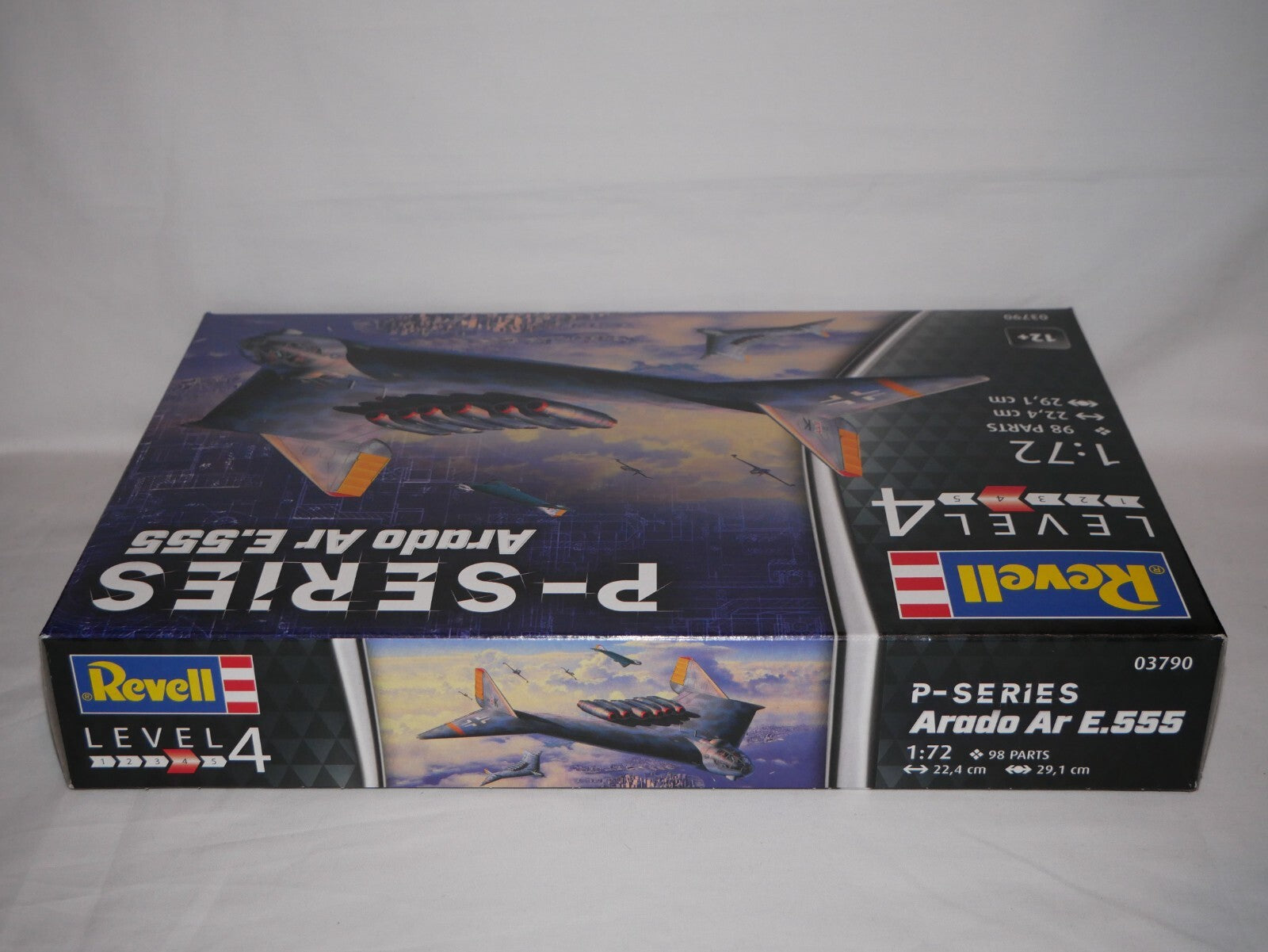 Revell 1:72 WW2 P-Series Arado Ar E.555 Model Aircraft Kit Skill Level 4 - 03790