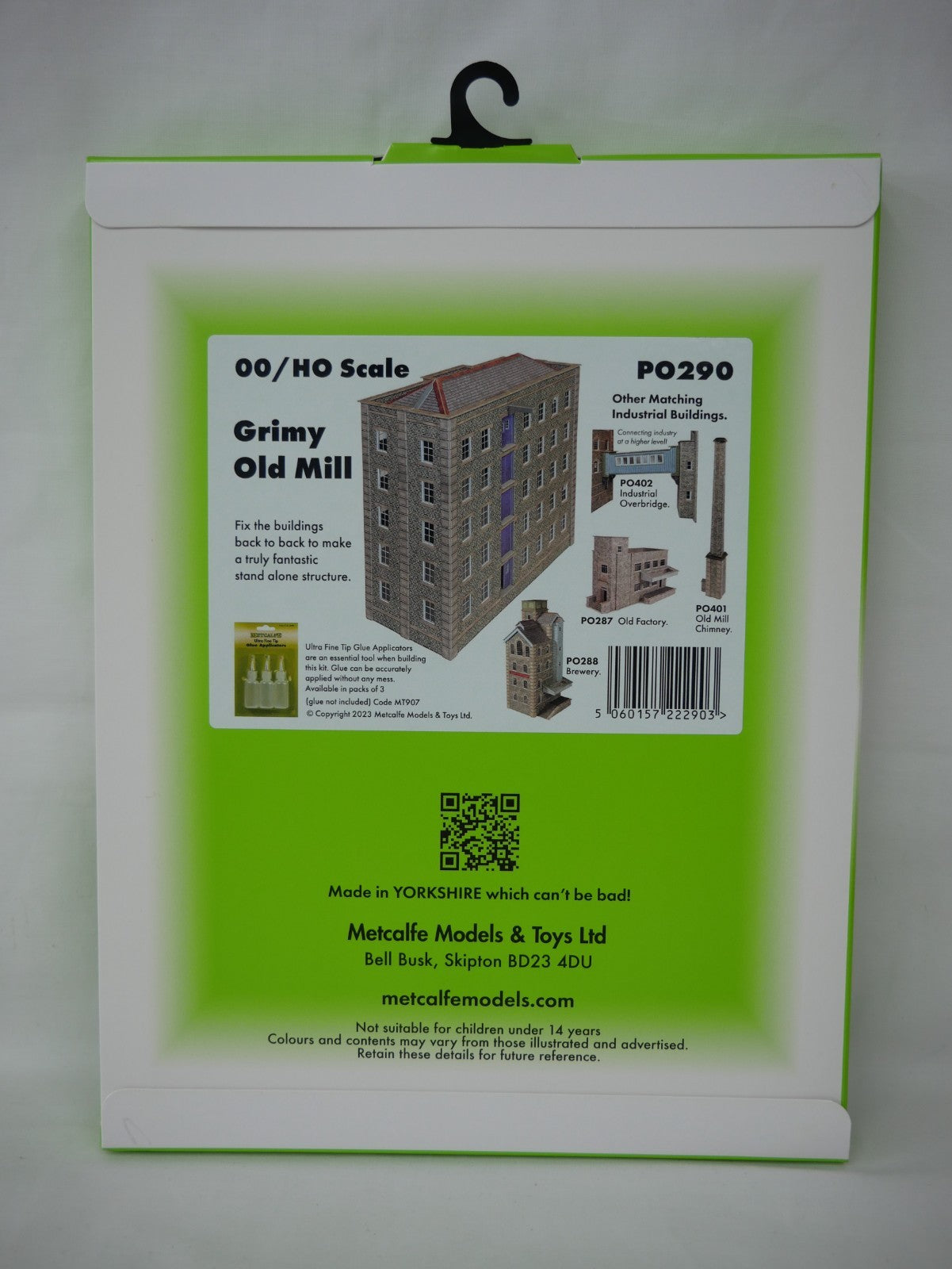 Metcalfe Card Construction Kits & Materials OO/HO Scale Grimy Old Mill - PO290
