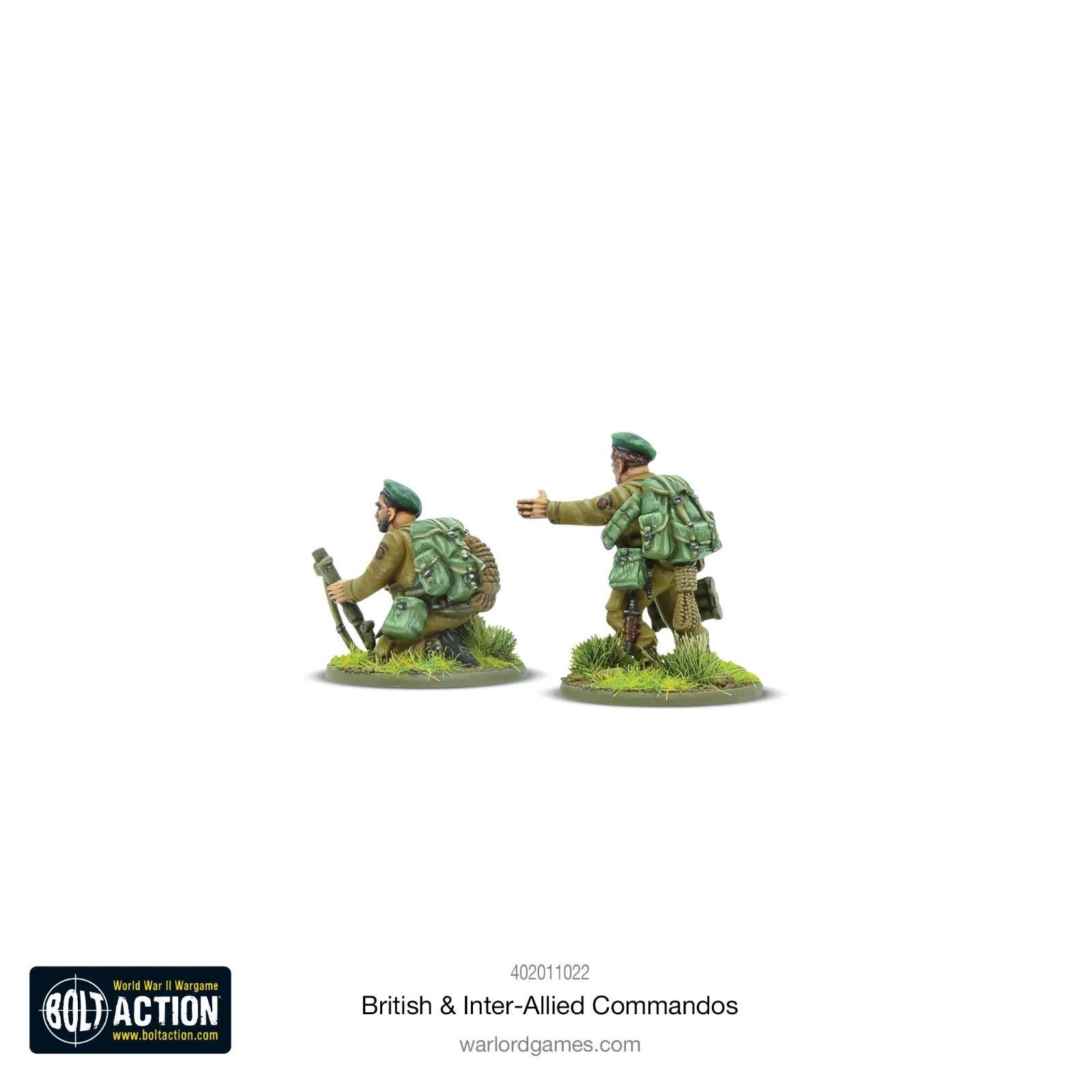 Warlord Games Bolt Action 1:56 Scale British & Inter-Allied Commandos 402011022
