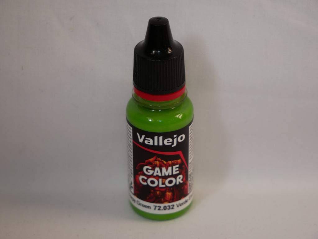 Vallejo Game Color Acrylics Scorpy Green 18ml/0.6 fl oz Dropper Bottle - 72.032