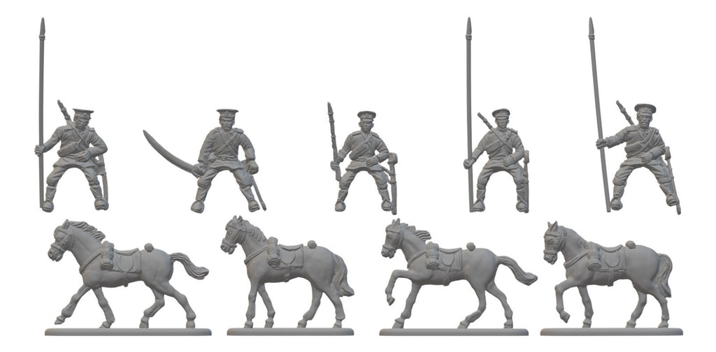 Hat Industrie 1:72 Scale World War 1 (WW1) Russian Cavalry Plastic Models - 8314