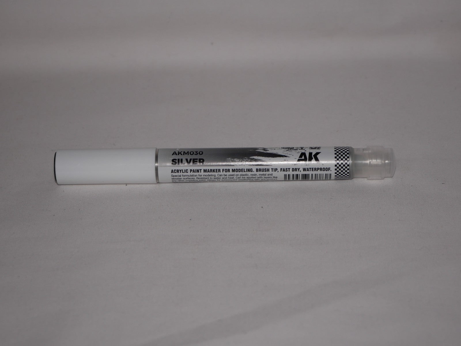AK Interactive Acrylic Paint Playmarkers For Model Tabletop Games Silver - AKM030