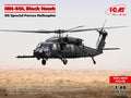 ICM 1:48 Scale Sikorsky MH-60L Black Hawk US Special Forces Helicopter - 48360