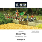 Warlord Games Bolt Action 1:56 Scale Hard Plastic Stone Walls Model - WG-TER-38
