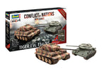 Revell 1:72 Conflict of Nations WW2 Series Tiger 1 VS T34/85 Skill Level 4 05655