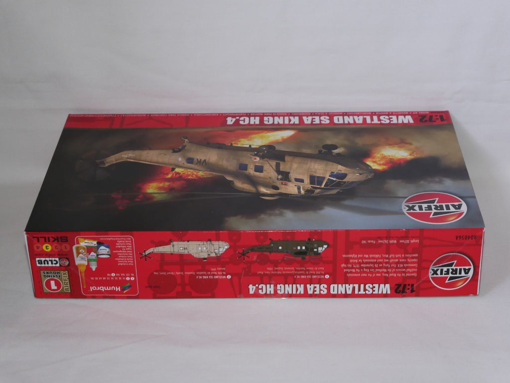 Airfix 1:72 Scale Westland Sea King HC.4 Helicopter Kit Skill Level 1 - A04056A