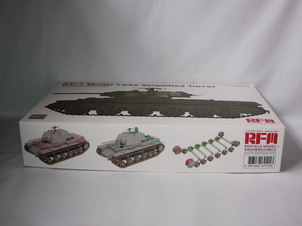 Ryefield Model 1:35 Russian KV-1 Model 1942 Simplified Turret Heavy Tank - 5041