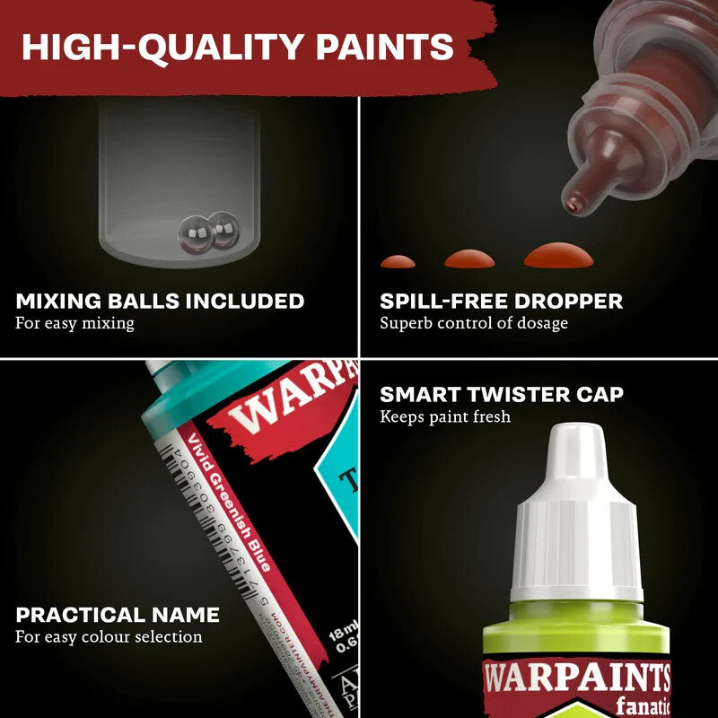 The Army Painter Warpaints Fanatic Range Mega Paint Set (50 Colours) - WP8067