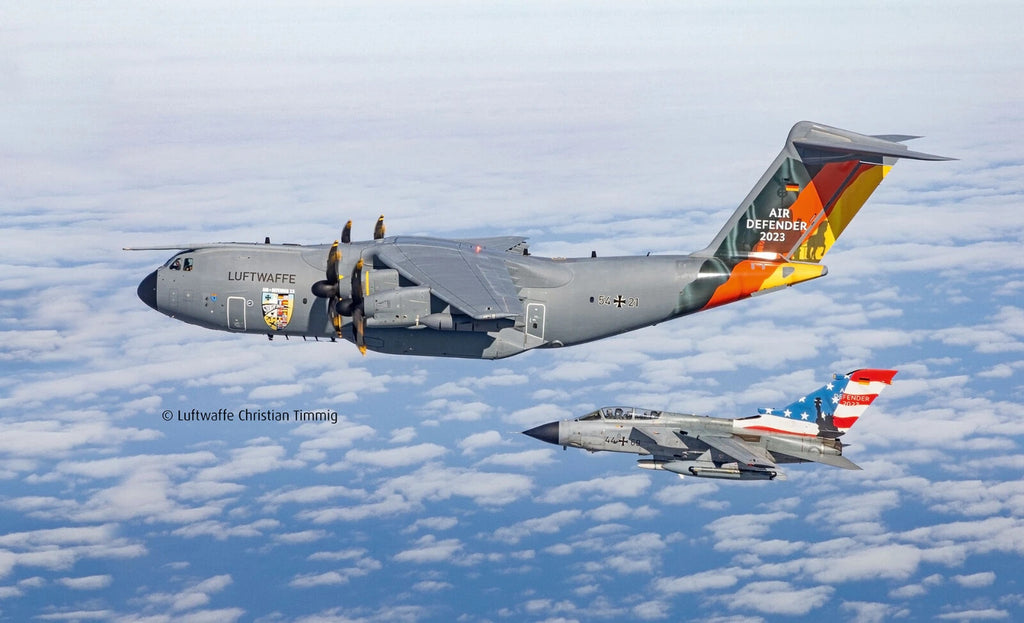 Revell 1:144 Scale Air Defender Set Airbus A400M & Tornado Skill Level 4 - 03789
