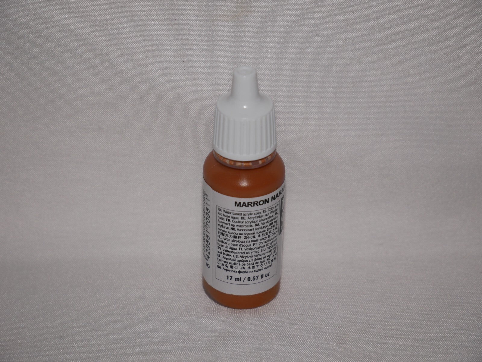 Vallejo Model Color Orange Brown Acrylic 17ml/0.57 fl oz Dropper Bottle 70.981