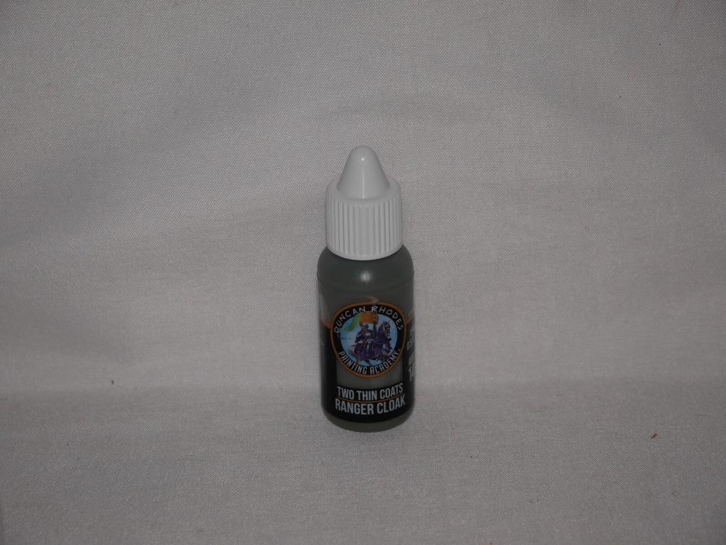 Duncan Rhodes Painting Academy 'Two Thin Coats' Ranger Cloak 15ml Bottle - 10077