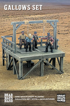Great Escape Games Dead Man's Hand 28mm Scale Hard Plastic Gallows Set - DMHP107