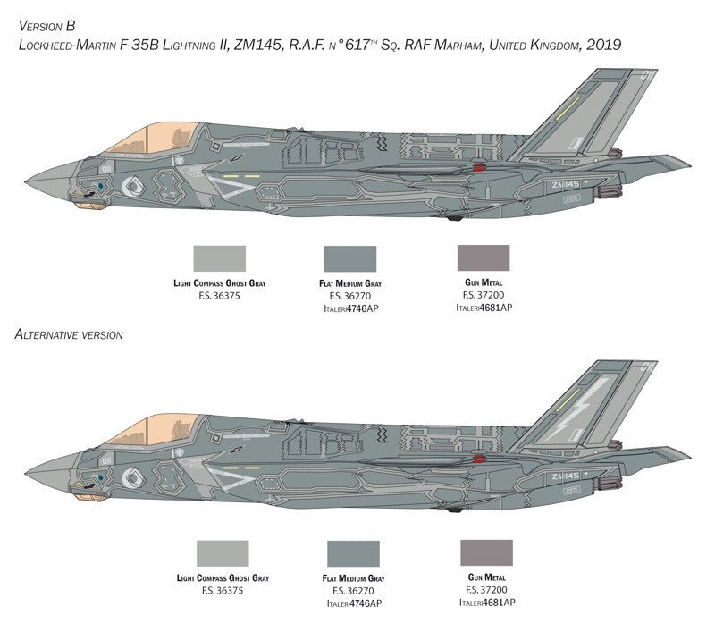 Italeri 1:48 Scale Lockheed Martin F-35 B Lightning II ''STOVL Version'' - 2810