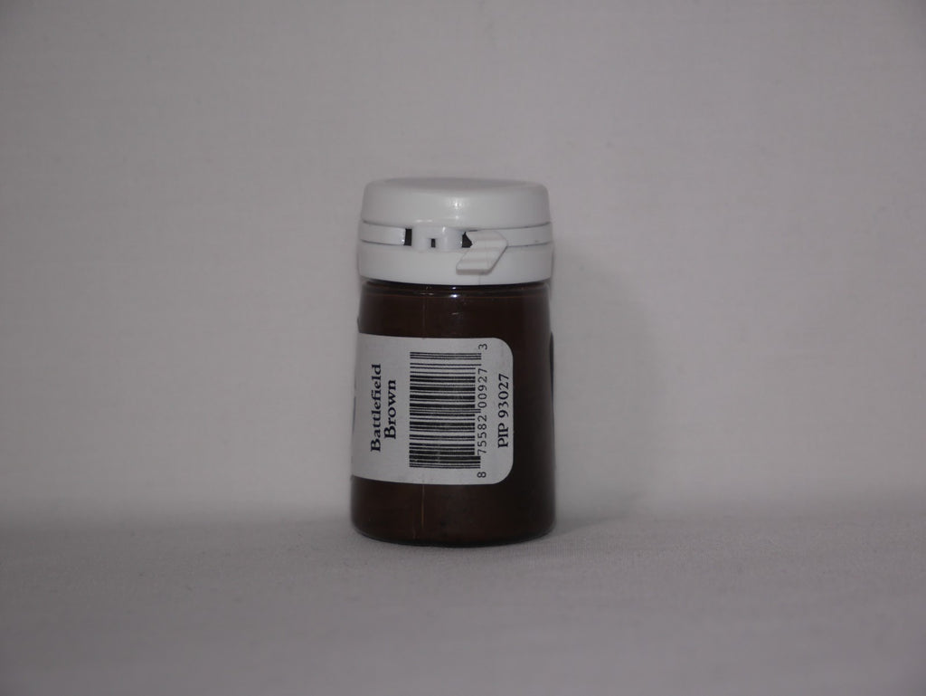 Formula P3 Acrylic Paint Range Battlefield Brown 18ml Flip Top Bottle PIP 93027