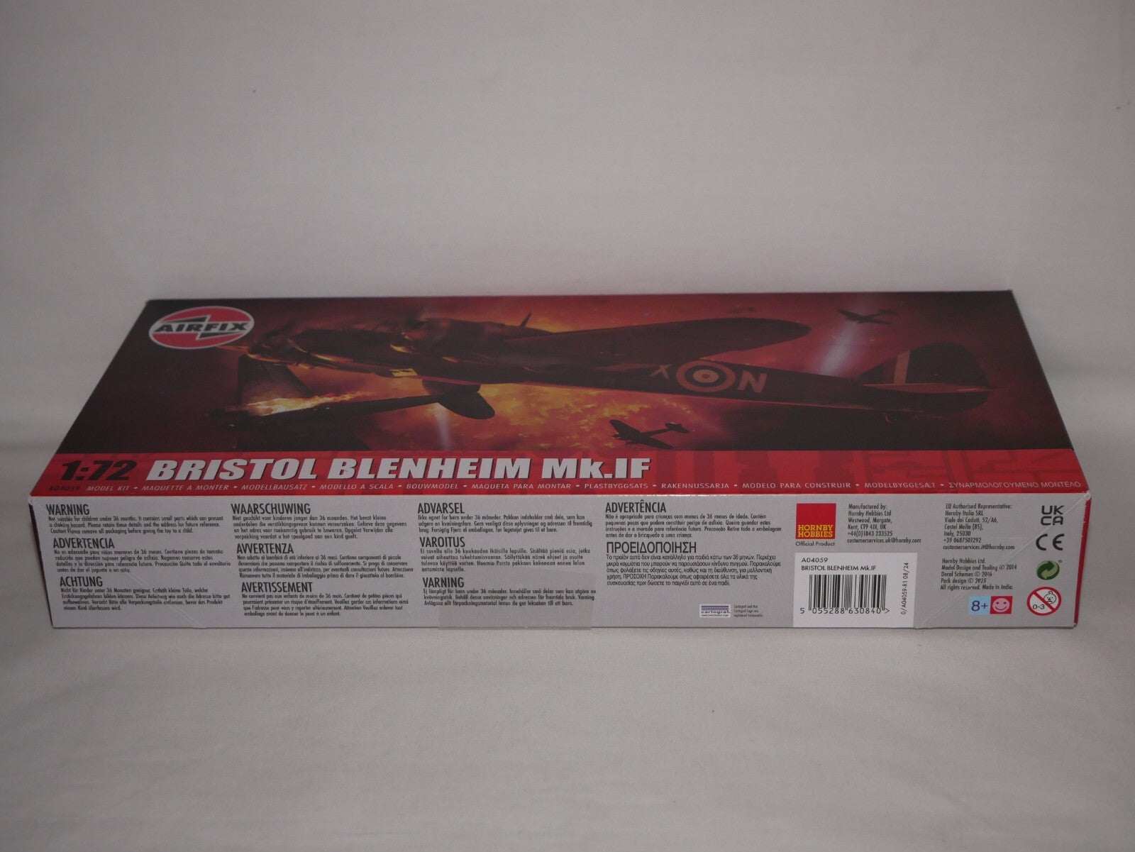 Airfix 1:72 Scale Bristol Blenheim Mk.IF Model Plane Kit Skill Level 2 - A04059