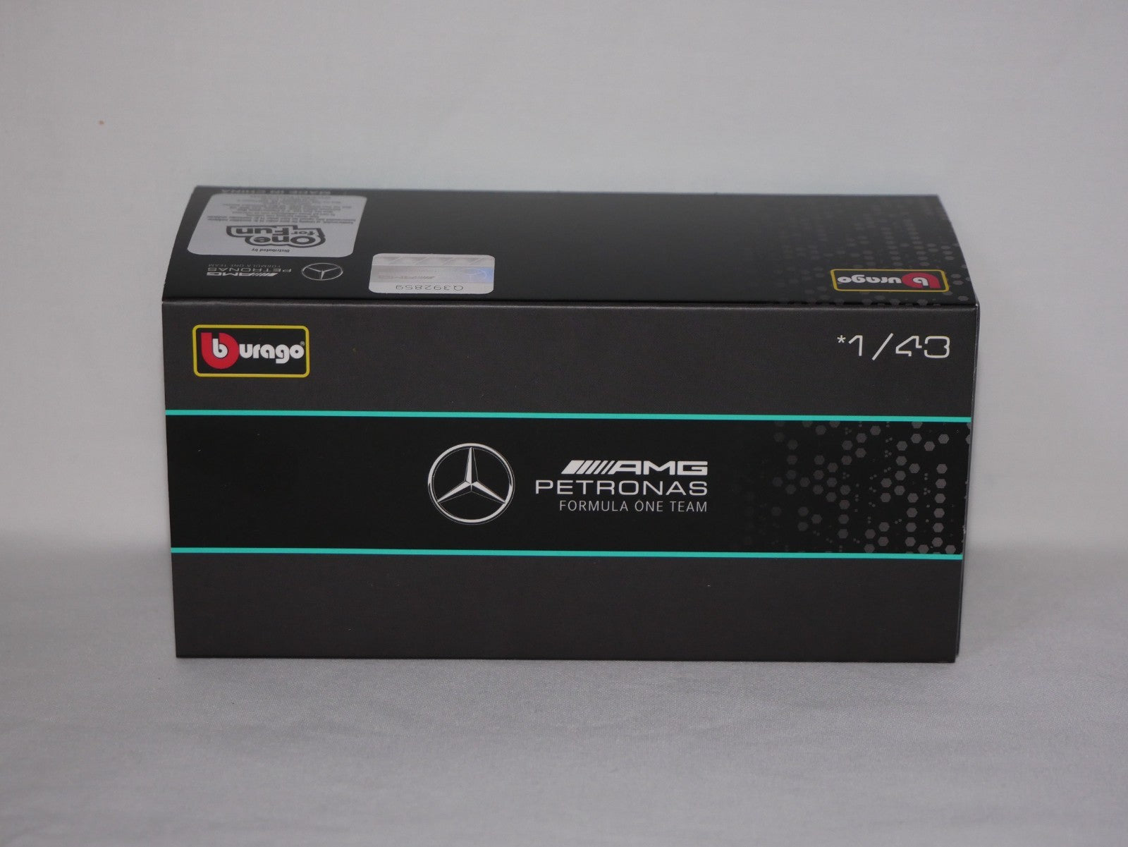 Burago 1:43 Scale Mercedes-AMG Petronas F1 2024 W15 No.63 Russell - #18-38209R