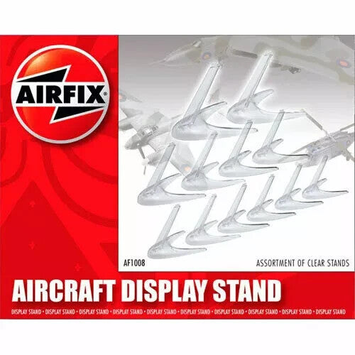 Airfix 1:72 Scale Assortment Of Clear Plastic Aircraft Display Stands - AF1008