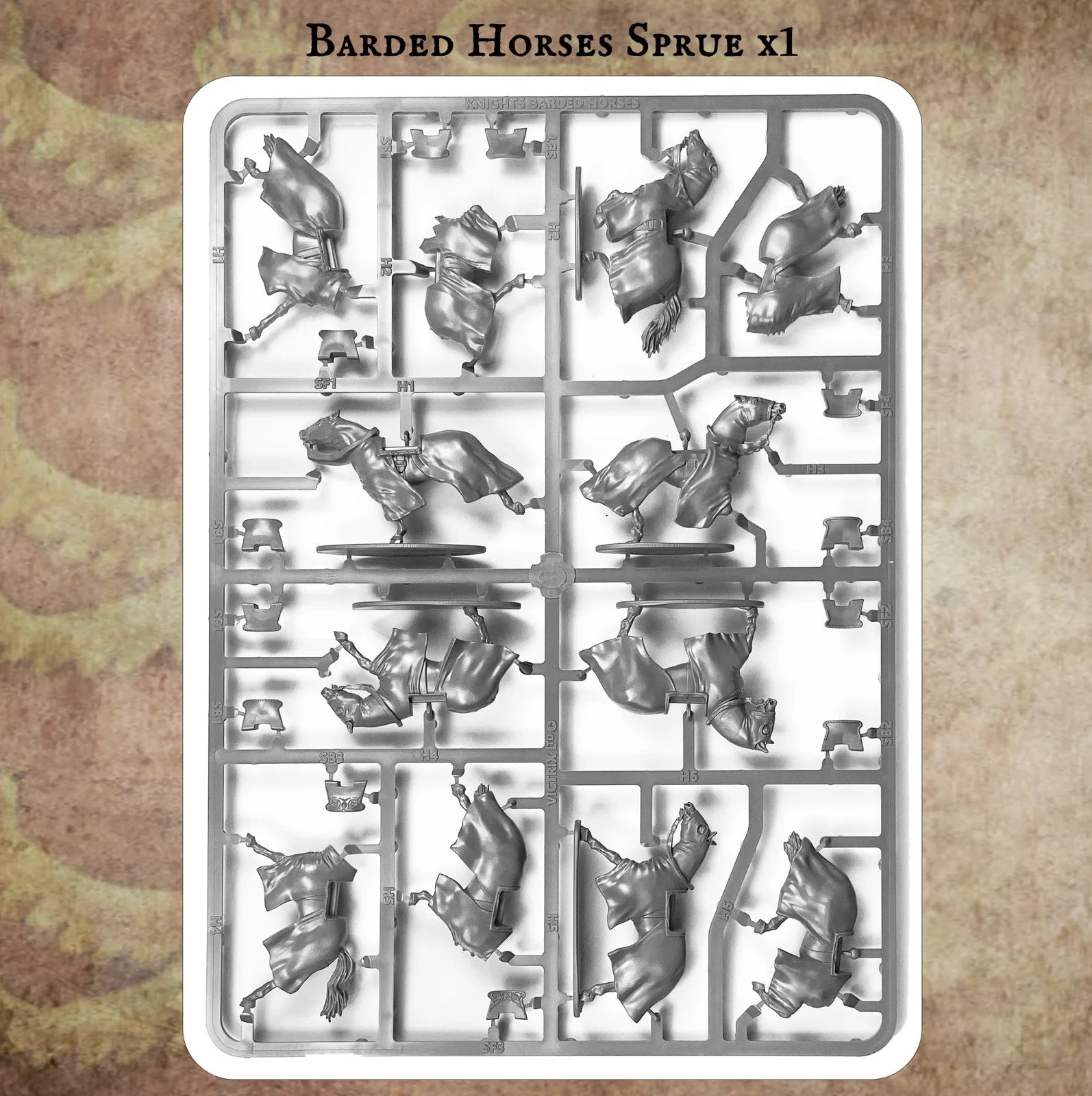 Victrix 28mm Scale Hard Plastic Medieval Warband (42) Miniatures Set - VXWB005