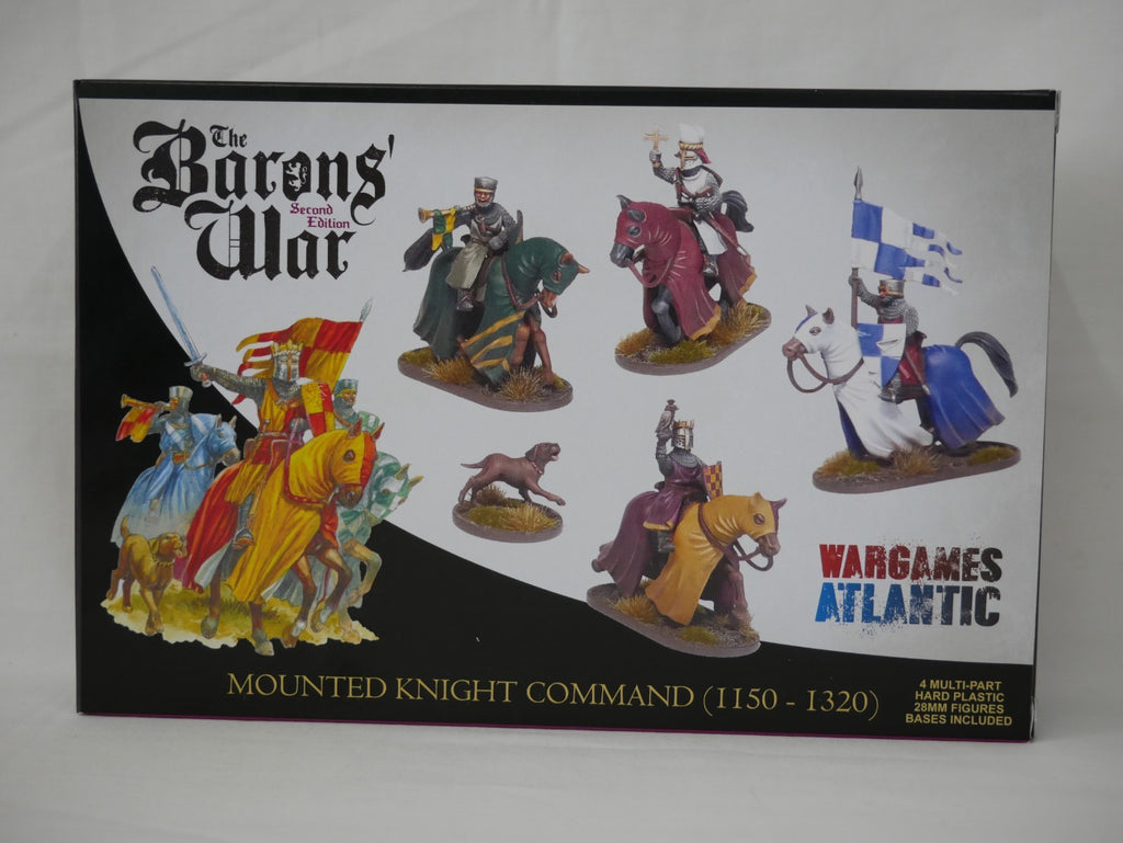 Wargames Atlantic The Barons' War 28mm Mounted Knight Command 1150-1320 - WAAAC011