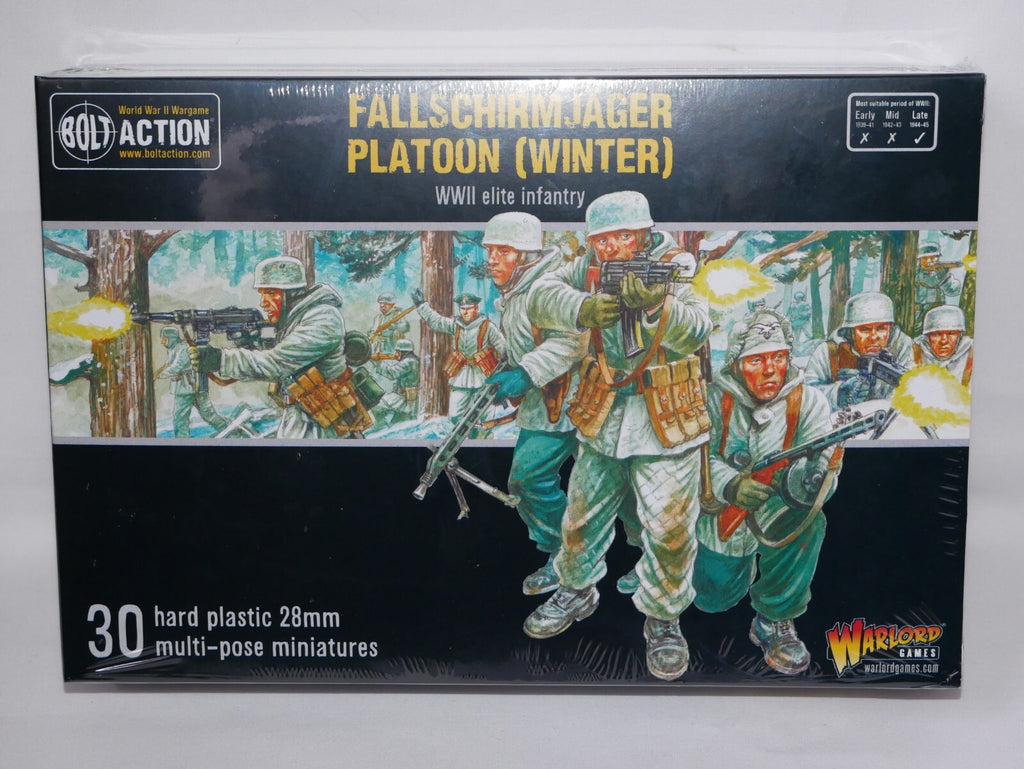 Warlord Games Bolt Action 1:56 WWII Fallschirmjager Platoon (Winter) - 402012102