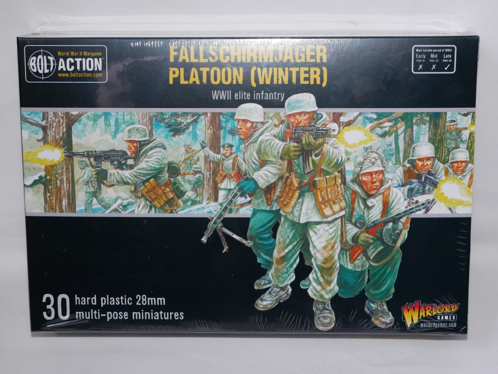 Warlord Games Bolt Action 1:56 WWII Fallschirmjager Platoon (Winter) - 402012102