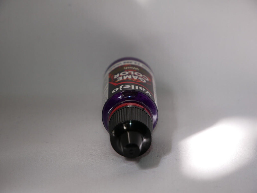 Vallejo Game Color Acrylic Washes Violet 18ml/0.6 fl oz Dropper Bottle - 73.209