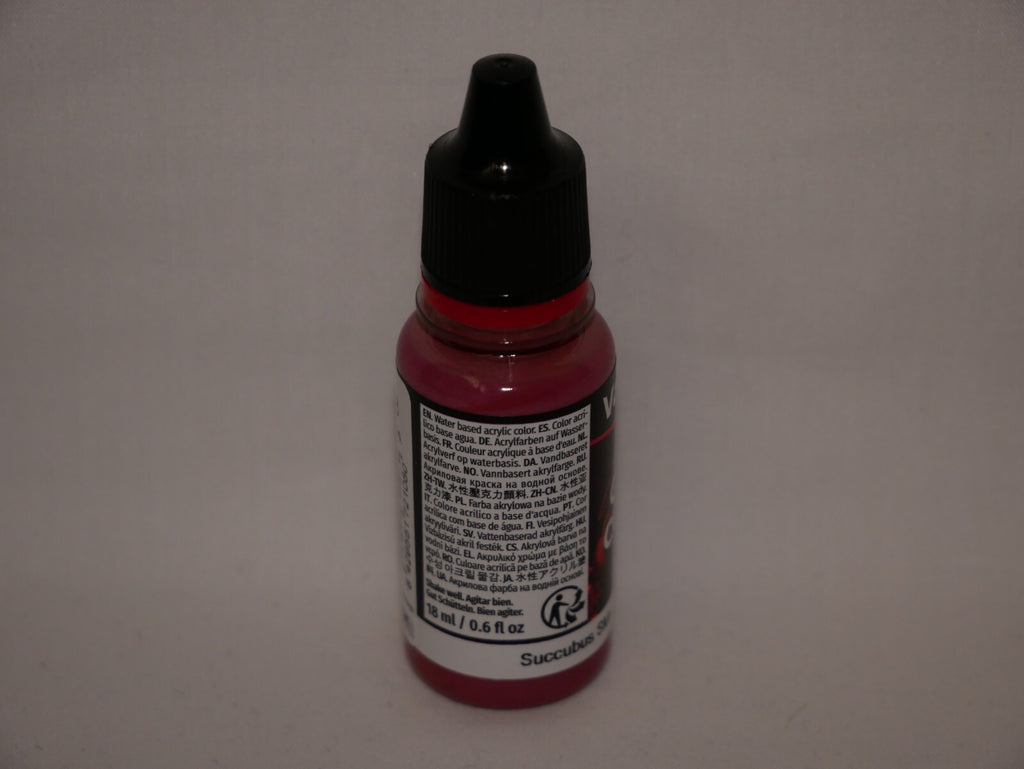 Vallejo Game Color Acrylics Succubus Skin 18ml/0.6 fl oz Dropper Bottle - 72.108