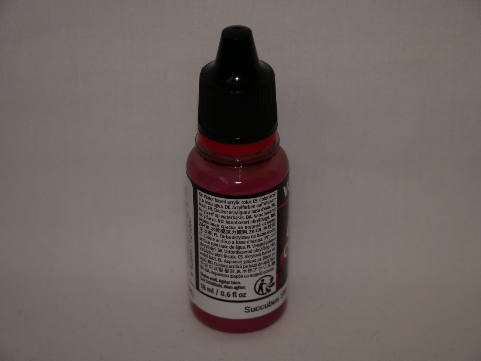 Vallejo Game Color Acrylics Succubus Skin 18ml/0.6 fl oz Dropper Bottle - 72.108