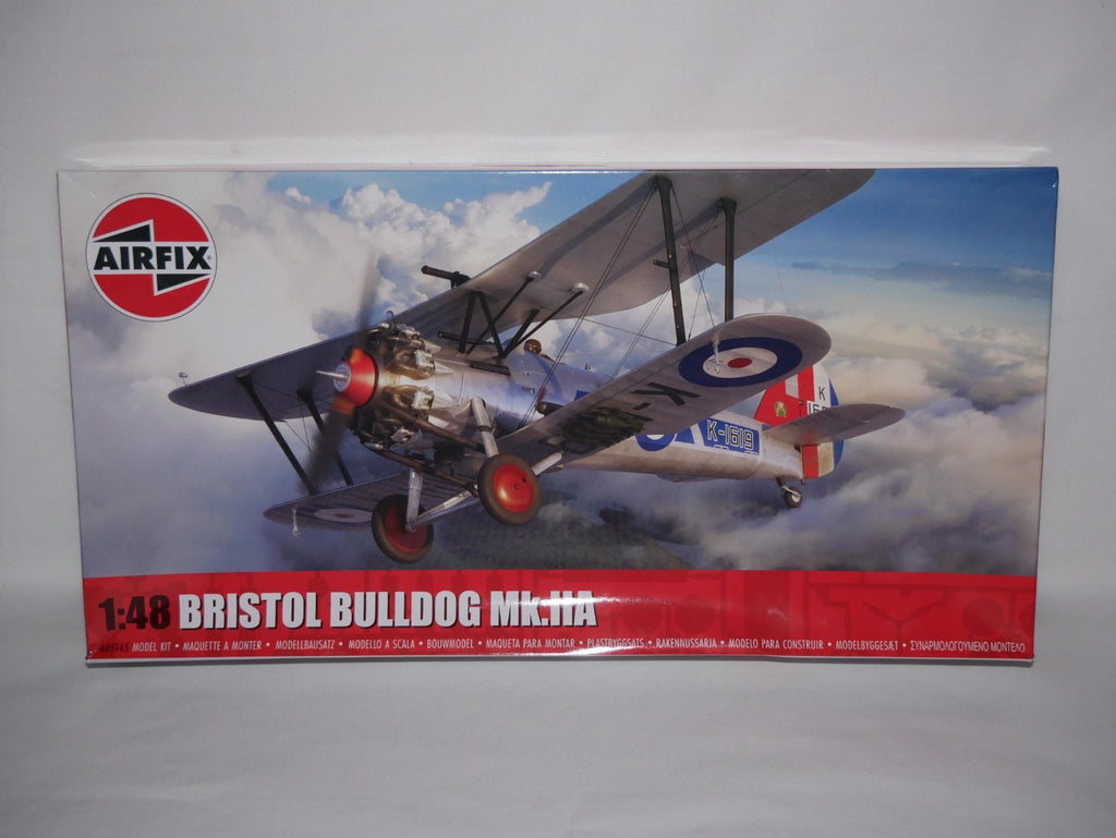 Airfix 1:48 Scale Bristol Bulldog Mk.IIA Model Plane Kit Skill Level 3 - A05145