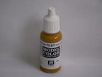 Vallejo Model Color Gold Brown Acrylic 17ml/0.57 fl oz Dropper Bottle - 70.877