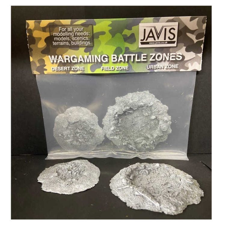 Javis Manufacturing Limited Battlefield Diorama Scenic Craters 2 Pack - BZ1003